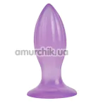 Анальная пробка Hi-Rubber 4.8 Inch Butt Plug, фиолетовая - Фото №1