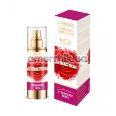 Возбуждающий гель Lubigel Vibrating Sensations Mai Strawberry Fresa - клубника, 30 мл - Фото №1