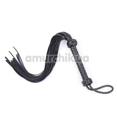 Флоггер DS Fetish Leather Flogger 01124, черный