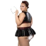 Костюм школярки JSY Sexy Lingerie P61112, чорний: спідниця + топ + чокер + стрічка для волосся - Фото №5