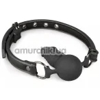 Кляп Easy Toys Pecker Gag Penis Shaped Silicone Gag, чорний - Фото №1