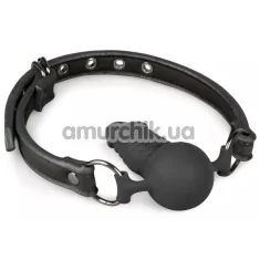 Кляп Easy Toys Pecker Gag Penis Shaped Silicone Gag, черный - Фото №1