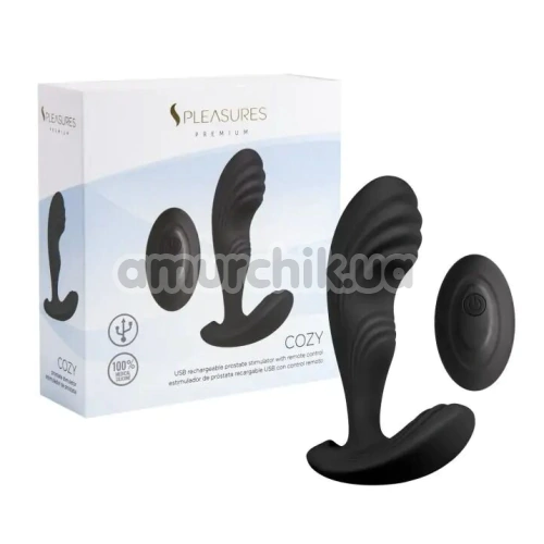 Вибростимулятор простаты S Pleasures Premium Cozy, черный