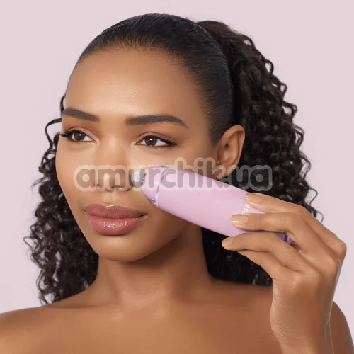 Микродермабразионное устройство для удаления черных точек Geske MicroDermabrasion Blackhead Remover 7 in 1, светло-розовое