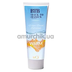 Лубрикант з зігріваючим ефектом Back To Basics Water Based Lubricant Warm Feeling, 75 мл - Фото №1
