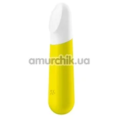 Кліторальний вібратор Satisfyer Ultra Power Bullet 4, жовтий - Фото №1