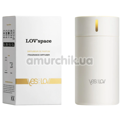 Аромадиффузор YESforLOV LOV'space Fragrance Diffuser + рефил Titillating Fragrance Refill, белый