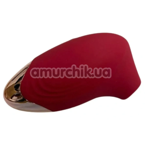 Симулятор орального сексу для жінок Sweet Em Suction Vibrator, бордовий