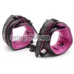 Фіксатори для рук Loveshop Luxury Fetish Black & Pink Hands, чорно-рожеві - Фото №1