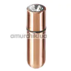 Віброкуля First-Class Bullet With Key Chain Pouch, золота - Фото №1
