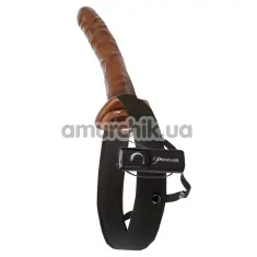 Порожній страпон Chocolate Dream Vibrating Hollow Strap-On - Фото №1