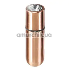 Віброкуля First-Class Bullet With Key Chain Pouch, золота - Фото №1