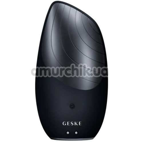 Ультразвуковая щетка для лица Geske Sonic Thermo Facial Brush 6 in 1, черная