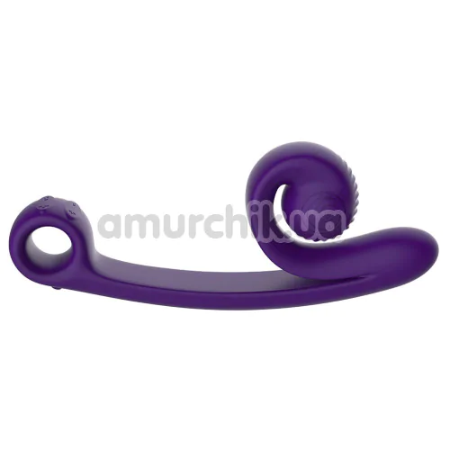 Вибратор для клитора и точки G Snail Vibe Curve, фиолетовый