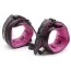 Фиксаторы для рук Loveshop Luxury Fetish Black & Pink Hands, черно-розовые - Фото №1