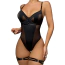 Боді Star Night Going Out Mesh Teddy, чорне - Фото №7