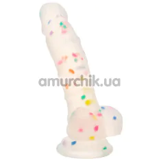 Фалоімітатор Party Boy Silicone Studs 5.25, прозорий - Фото №1