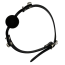 Кляп DS Fetish Mouth Silicone Ball Gag, чорний - Фото №4