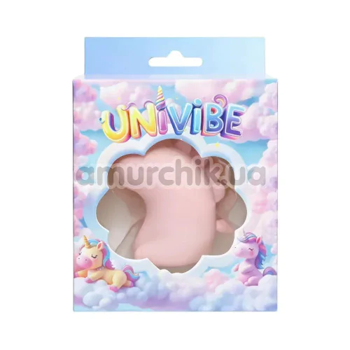 Кліторальний вібратор з пульсацією Univibe Sexy Unicorn, рожевий