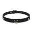 Нашийник DS Fetish Collar With Ring, чорний - Фото №1