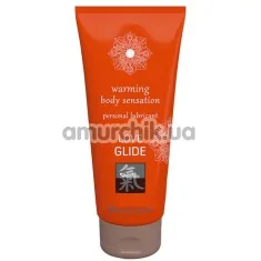 Лубрикант с согревающим эффектом Shiatsu Body Sensation Love Glide Personal Lubricant Waterbased Warming, 100 мл - Фото №1
