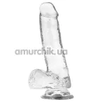 Фаллоимитатор XRAY 18.5 см, прозрачный - Фото №1