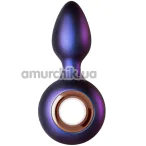 Анальна пробка з вібрацією Hueman Deep Space Vibrating Anal Plug, фіолетова - Фото №1