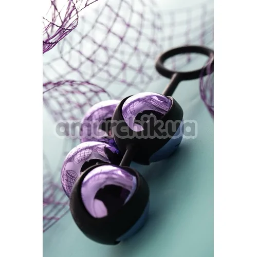 Вагинальные шарики A-Toys Pleasure Balls Set, фиолетовые