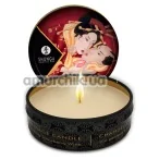 Свічка для масажу Shunga Massage Candle Sparkling Strawberry - полуниця, 30 мл - Фото №1