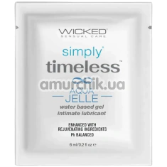 Лубрикант Wicked Simply Timeless Aqua Jelle, 6 мл - Фото №1