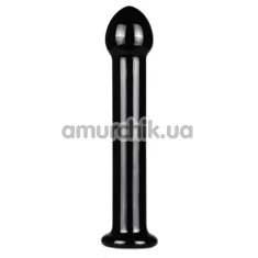 Фаллоимитатор LoveToy Glass Romance GS01, черный - Фото №1