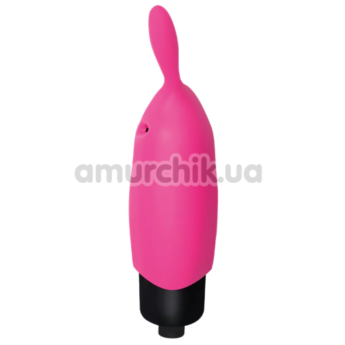 Клиторальный вибратор Crushious O-Pet Pocket Vibe Bunny, розовый