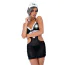 Костюм горничной Daring Intimates French Maid Roleplay Set, черный: платье + трусики-стринги + чепчик - Фото №2