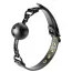 Кляп Blaze Luxury Fetish Ball Gag с дырочками, черный - Фото №2