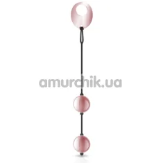 Вагінальні кульки Rosy Gold Nouveau Kegel Balls, рожеві - Фото №1