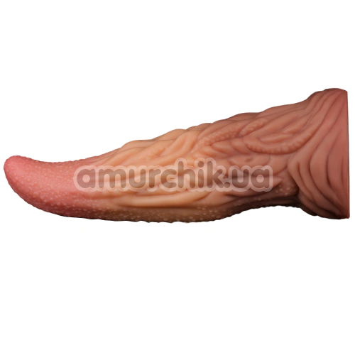 Фаллоимитатор Dual-Layered Silicone Nature Cock LV411018, коричневый