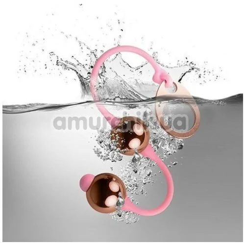 Вагинальные шарики Rocks-Off Golden Balls All That Glistens, золотые
