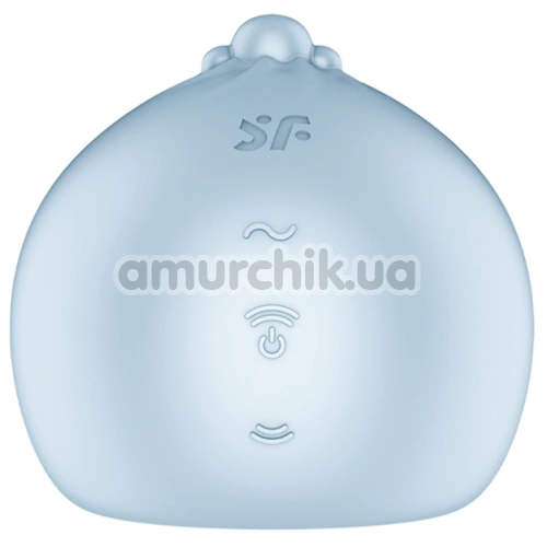 Симулятор орального секса для женщин с вибрацией Satisfyer Mochi, голубой