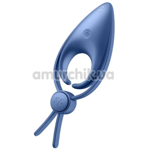 Виброкольцо для члена Satisfyer Sniper, голубое