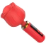 Клиторальный вибратор Loviss Rose Massage Wand Vibrator, красный - Фото №4