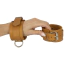 Фіксатори для рук Zado Fetish Line Leather Wrist Cuffs, коричневі - Фото №5