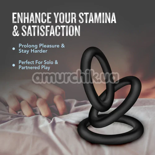 Набір ерекційних кілець Performance VS2, чорний