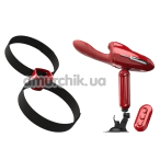 Секс-машина з підігрівом Qingnan No.9 Handheld Vibrating And Rotating Thruster, червона - Фото №1