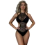 Боди Star Night Big Net Bodysuit, черное - Фото №1