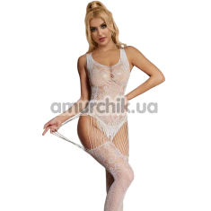 Комбинезон Star Night Floral Net Sexy Bodystocking, белый - Фото №1
