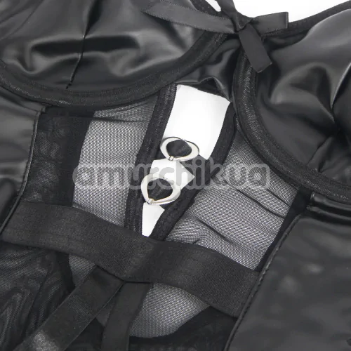 Боді Star Night Sexy Ribbon Teddy, чорне