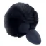 Анальная пробка с черным хвостиком Boss Series Exclusivity Silikon Bunny Tail, черная - Фото №4
