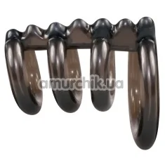 Насадка на пеніс Bad Kitty Naughty Toys Cockring, сіра - Фото №1