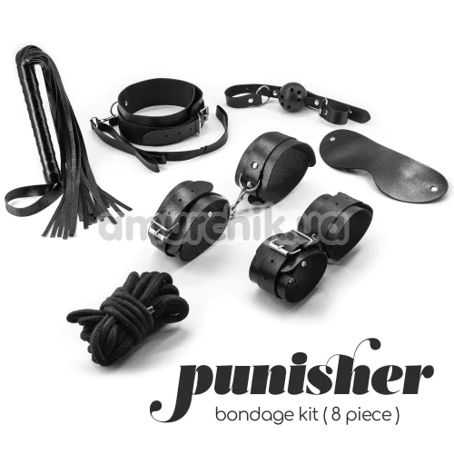Бондажний набір Crushious Punisher, чорний