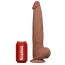 Фалоімітатор Sliding-Skin Dual Layer Dong King Sized 13.5, світло-коричневий - Фото №7